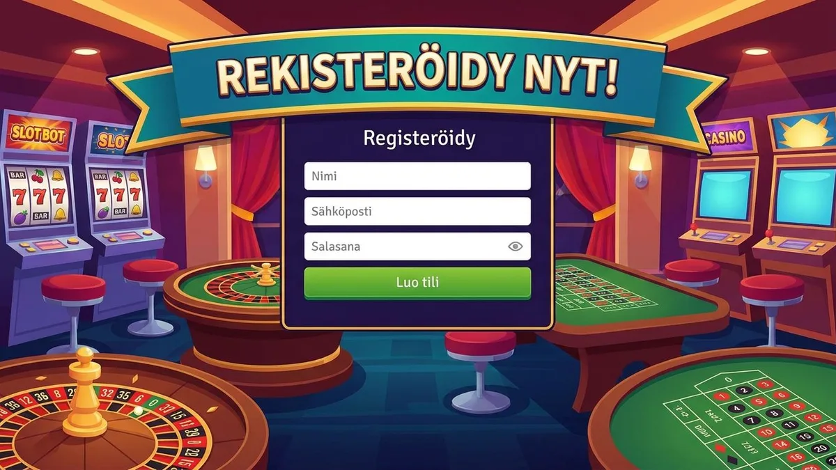 Rekisteröidy bonuksen kanssa